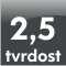 Tvrdost matrace 2,5